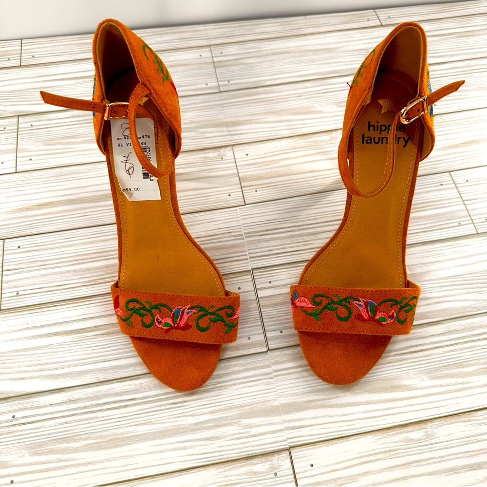 Hippie Laundry Vivienne Yellow heels Size 8